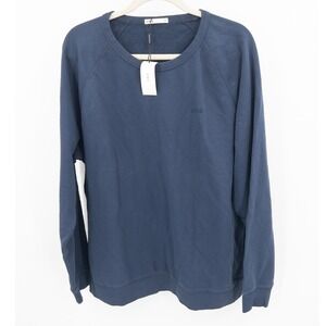 ONS Deon Crew Sweatshirt Mens XL Navy Blue Raglan Sleeve Pullover NWT Quite Lux